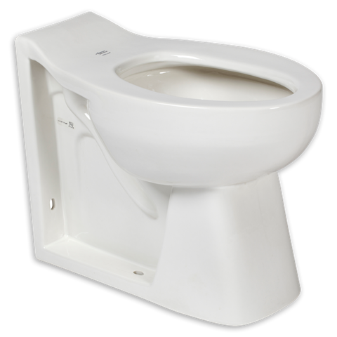 AMERICAN STANDARD 3342.001.020 HURON RIGHT HEIGHT WHITE ELONGATED TOILET WITH INTEGRAL SEAT, SEAT HOLES AND EVERCLEAN