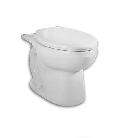 AMERICAN STANDARD 3708.216 H2OPTIMUM SIPHONIC ROUND FRONT TOILET BOWL WITH EVERCLEAN SURFACE