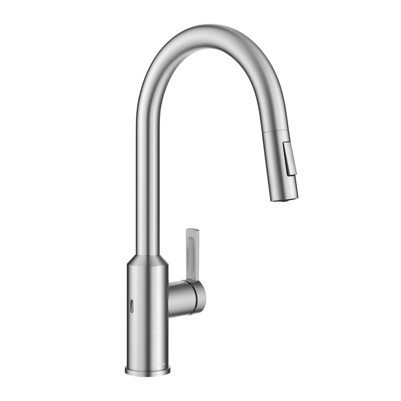 KRAUS KSF-2830 OLETTO 16 5/8 INCH TOUCHLESS SENSOR PULL-DOWN SINGLE HANDLE KITCHEN FAUCET