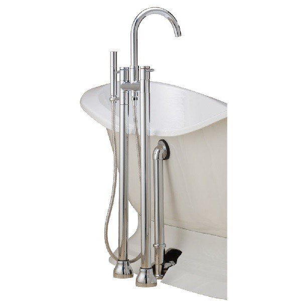 CHEVIOT 7565 UNIVERSAL FREE STANDING BATHTUB FILLER WITH HAND SHOWER