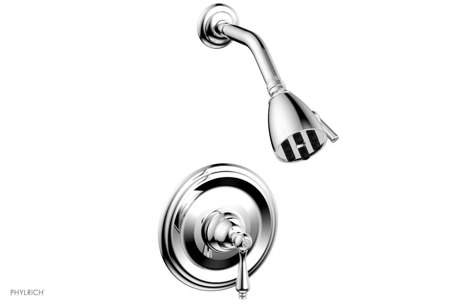 PHYLRICH DPB3100 REVERE & SAVANNAH WALL MOUNT PRESSURE BALANCE SHOWER SET WITH STRAIGHT LEVER HANDLE