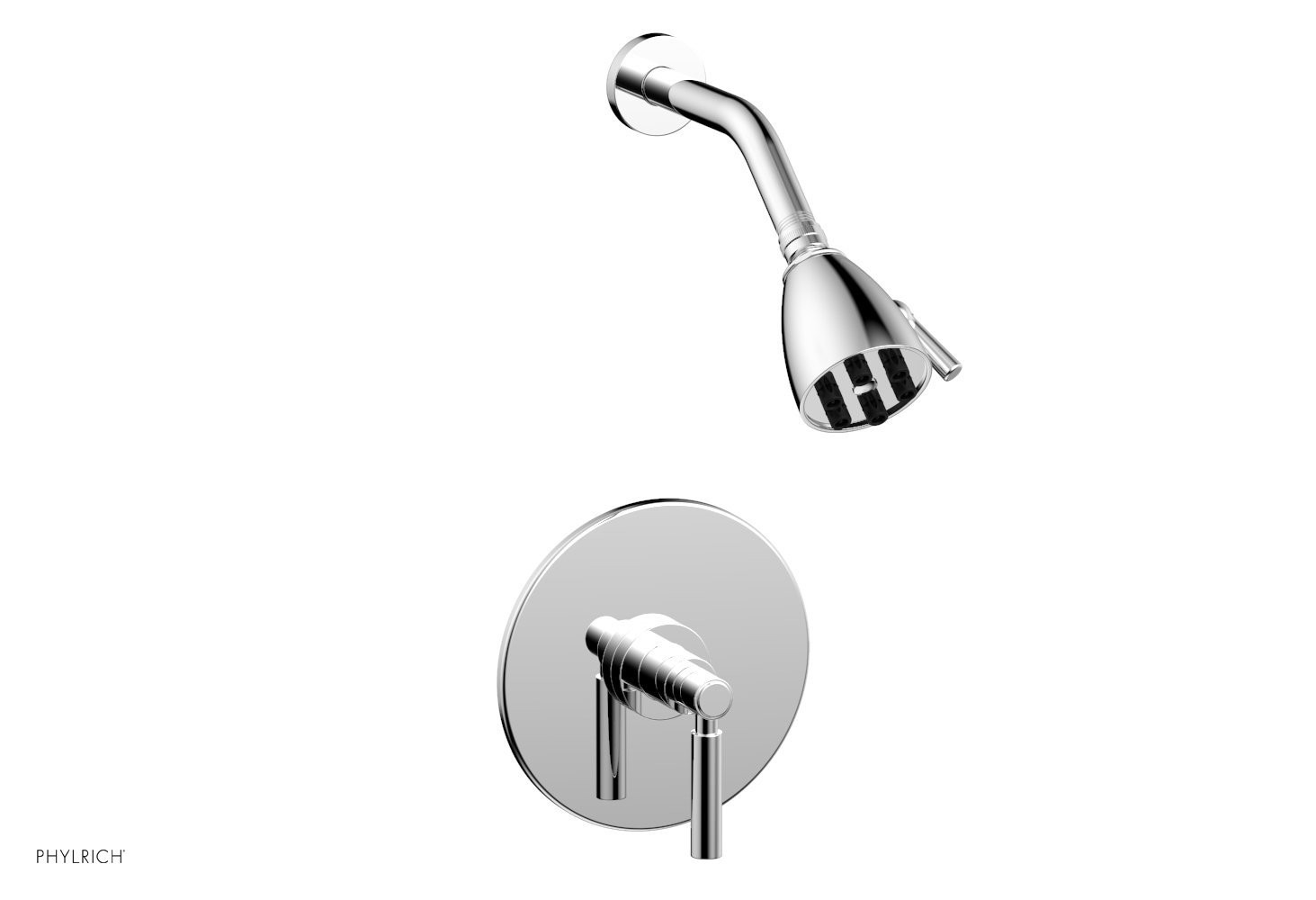 PHYLRICH DPB3130 BASIC WALL MOUNT PRESSURE BALANCE SHOWER SET WITH LEVER HANDLE
