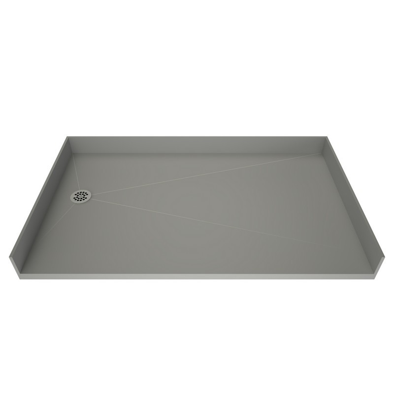 TILE REDI 3260LBF-PVC REDI FREE 32 D X 60 W INCH FULLY INTEGRATED BARRIER FREE SHOWER PAN WITH LEFT PVC DRAIN