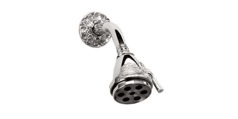 PHYLRICH K800 SWAN WALL MOUNTSINGLE-FUNCTION ROUND SHOWER HEAD WITH SHOWER ARM