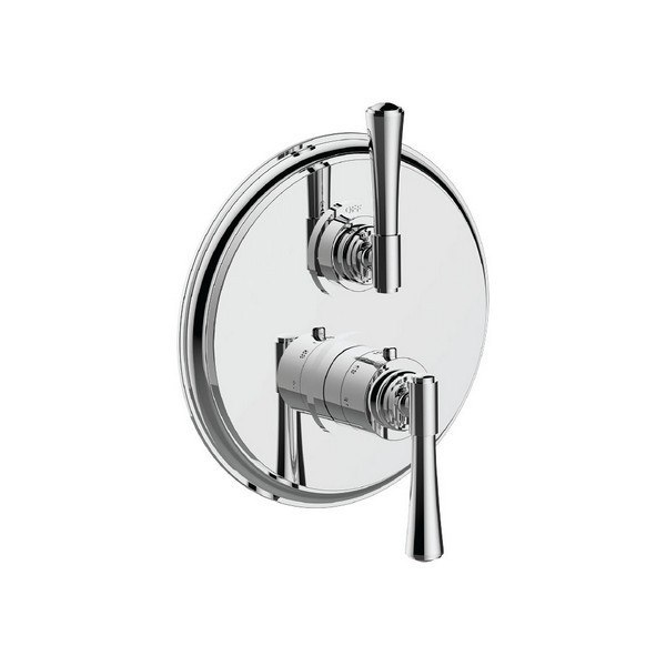 SANTEC 7097HA-TM ALEXIS 1/2 INCH THERMOSTATIC TRIM WITH VOLUME CONTROL AND 2-WAY DIVERTER