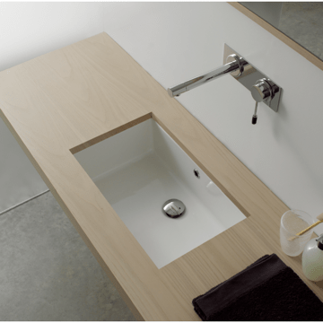 SCARABEO 8090 MIKY 18.2 INCHES BATHROOM SINK