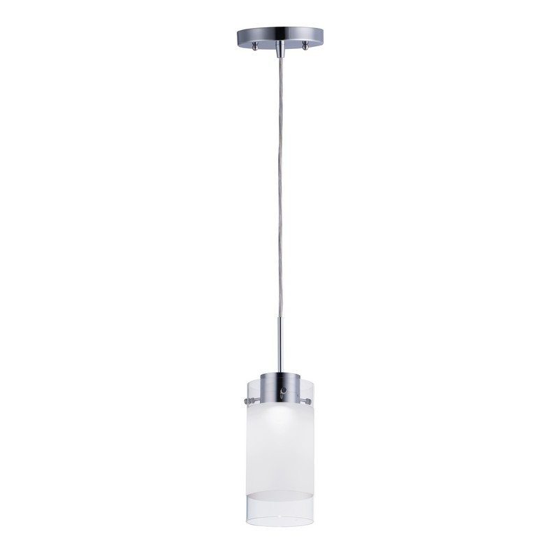 MAXIM LIGHTING 10192CLFTPC SCOPE 4 1/2 INCH CEILING-MOUNTED LED PENDANT LIGHT