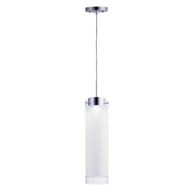 MAXIM LIGHTING 10196CLFTPC SCOPE 6 INCH CEILING-MOUNTED LED PENDANT LIGHT