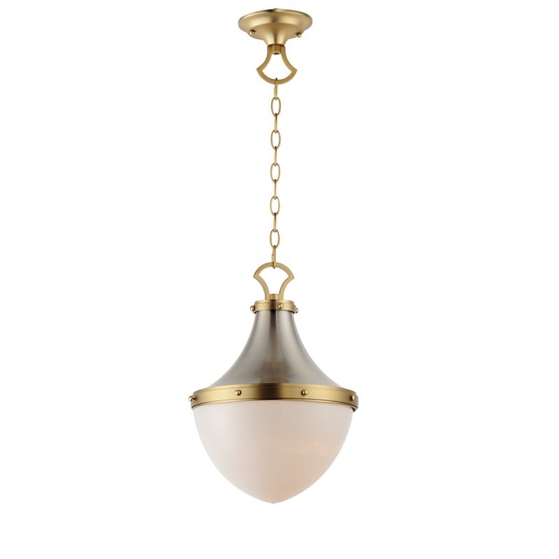 MAXIM LIGHTING 10384WTSNSBR CONRAD 12 INCH CEILING-MOUNTED INCANDESCENT PENDANT LIGHT