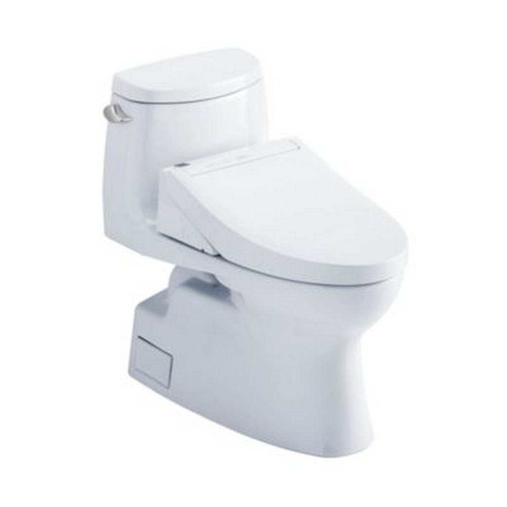 TOTO CST614CUFGAT40#01 CARLYLE II 16 5/8 INCH 1.0 GPF ONE PIECE ELONGATED TOILET WITH LEFT HAND LEVER - COTTON