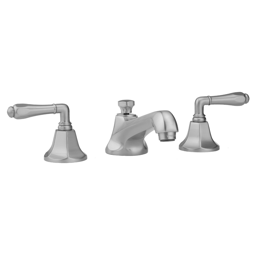 JACLO 6870 ASTOR 3 5/8 INCH DECK MOUNTED BRASS WIDESPREAD BATHROOM FAUCET WITH POP-UP DRAIN