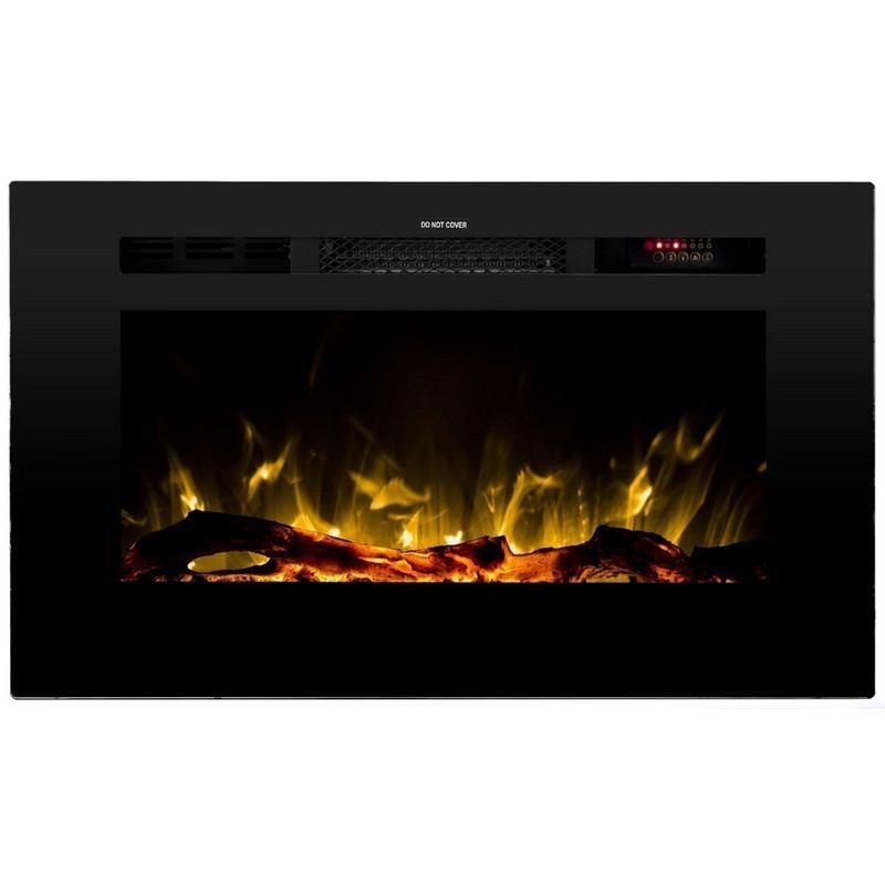 TOUCHSTONE 80028 THE SIDELINE 28 INCH RECESSED ELECTRIC FIREPLACE
