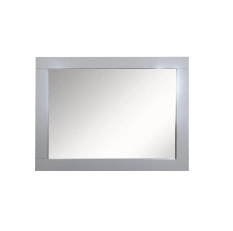 BellaTerra Home 800600-23-M 23 Inch Wood Frame Mirror