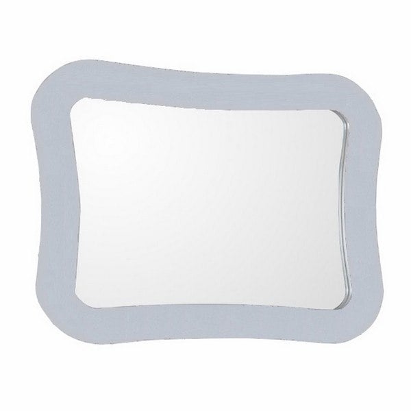 BELLATERRA HOME 9903-M-WH FRAMED WOOD MIRROR IN WHITE