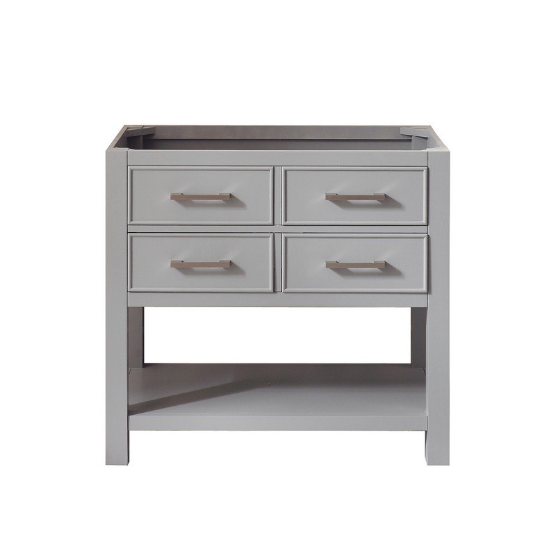 AVANITY BROOKS-V36-CG BROOKS 36 INCH VANITY ONLY IN IN CHILLED GRAY FINISH