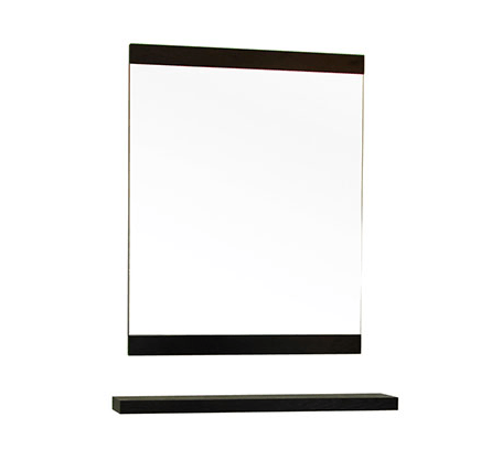 BELLATERRA HOME 804353-MIRROR-GY 24 INCH WOOD MIRROR IN GRAY