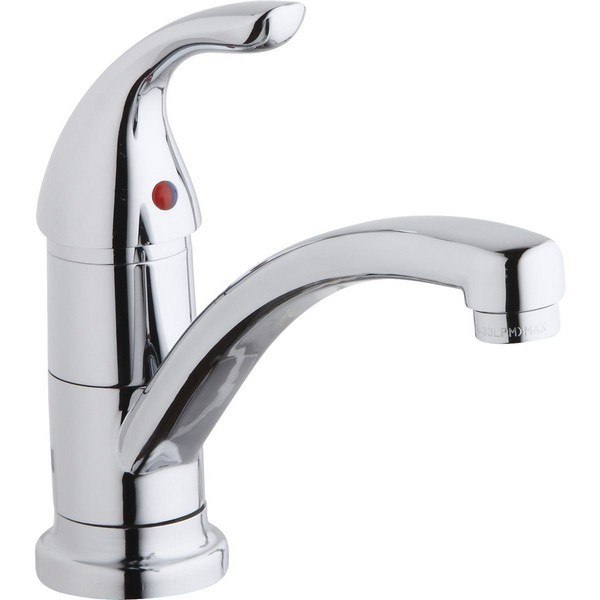 ELKAY LK1500CR SINGLE HOLE DECK MOUNT EVERYDAY KITCHEN FAUCET IN