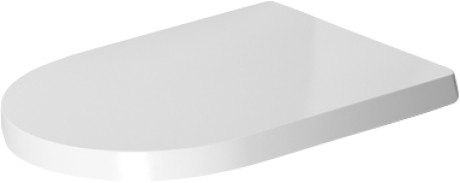 DURAVIT 0020210000 ME BY STARCK TOILET SEAT AND COVER, ELONGATED WITHOUT SLOW CLOSE