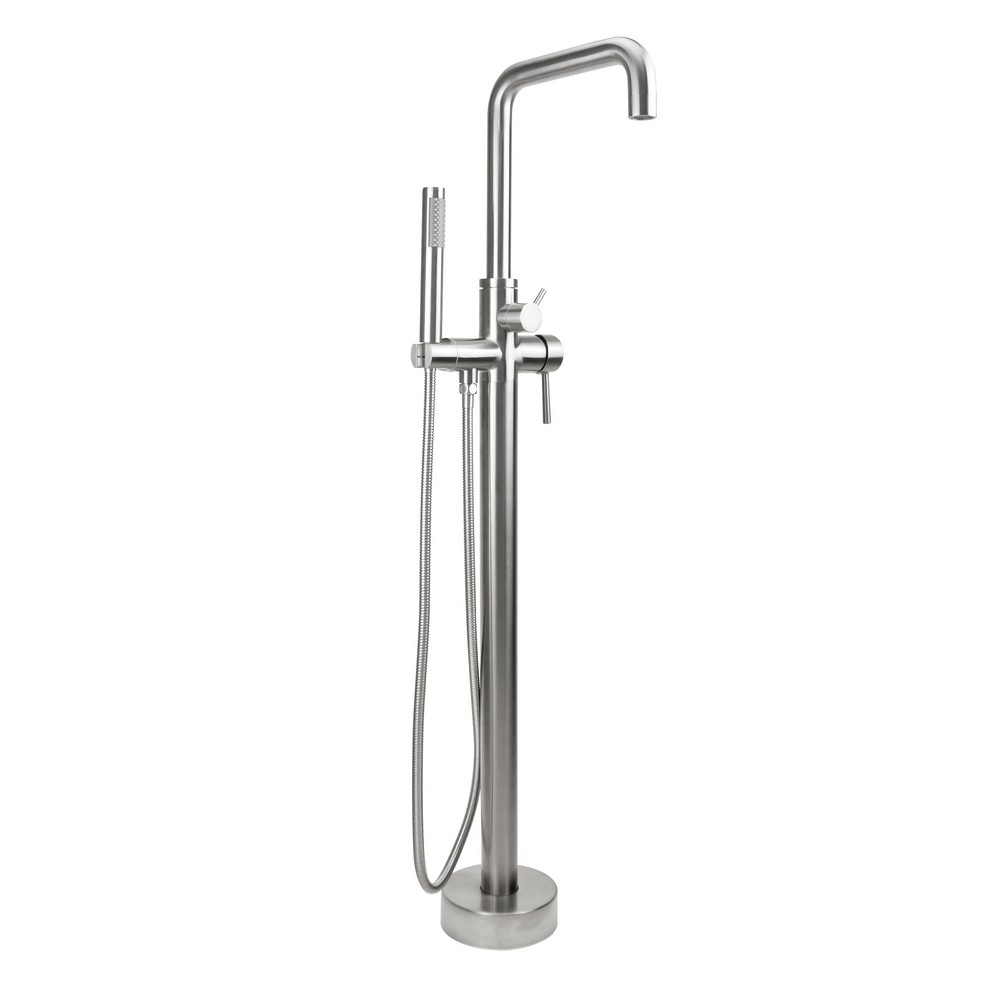 JACLO 9992-FST CONTEMPO DOWNTOWN 44 3/4 INCH FREESTANDING TUB FILLER WITH HAND SHOWER AND HOSE