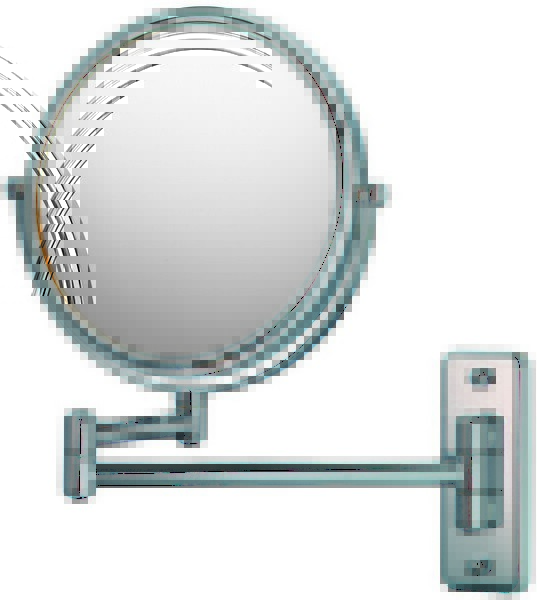 APTATIONS 21145 DOUBLE ARM WALL MIRROR IN CHROME