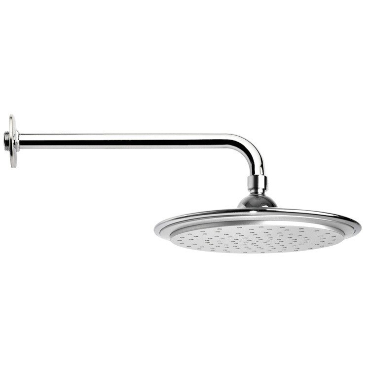 REMER 343-30-356LU WATER THERAPY CHROME RAIN SHOWER HEAD WITH ARM