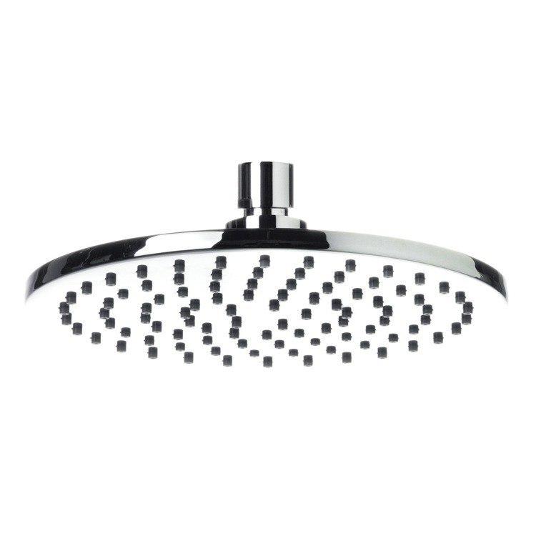REMER 359MM20 WATER THERAPY MINIMALIST FLAT PLATED SHOWER HEAD WITH JETS