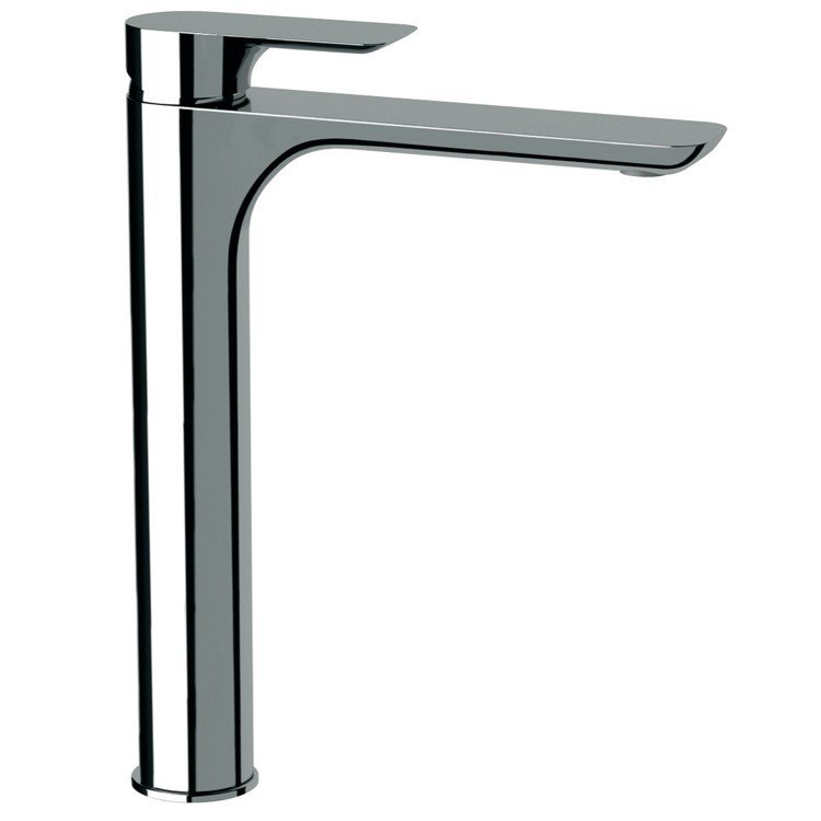REMER I11LUS INFINITY CHROME SINK FAUCET WITH TALL NECK MADE FROM BRASS