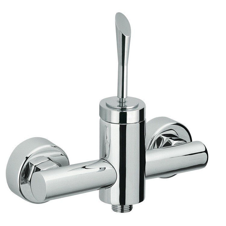 REMER J31 JAZZ WALL-MOUNTED SHOWER MIXER WITH SINGLE LEVER IN CHROME