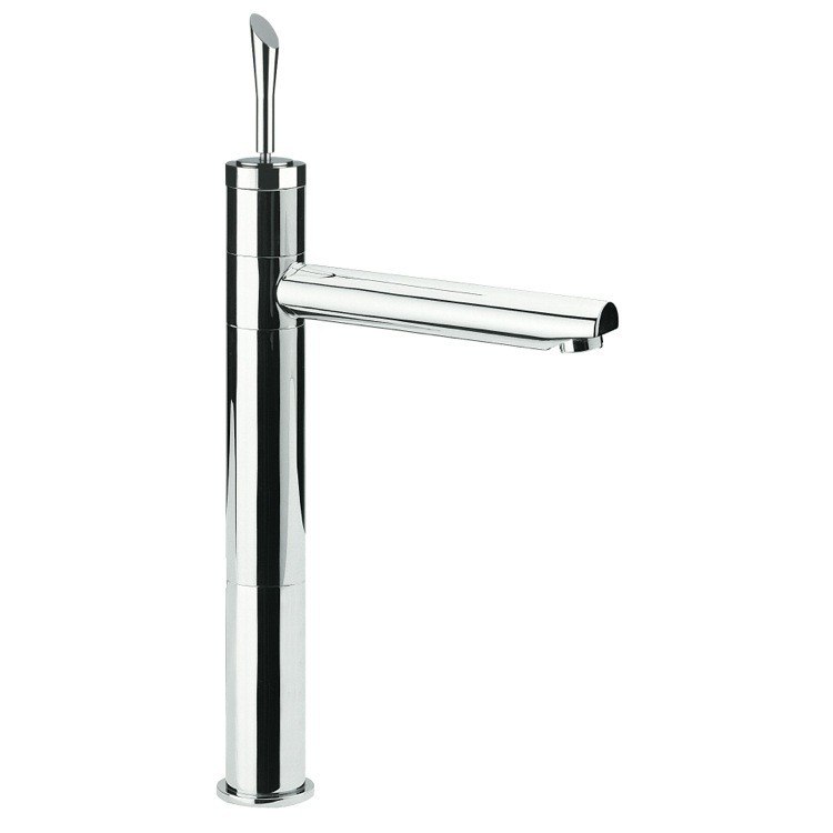 REMER J40L JAZZ CHROME SINK FAUCET WITH SINGLE LEVER AND MOVABLE SPOUT
