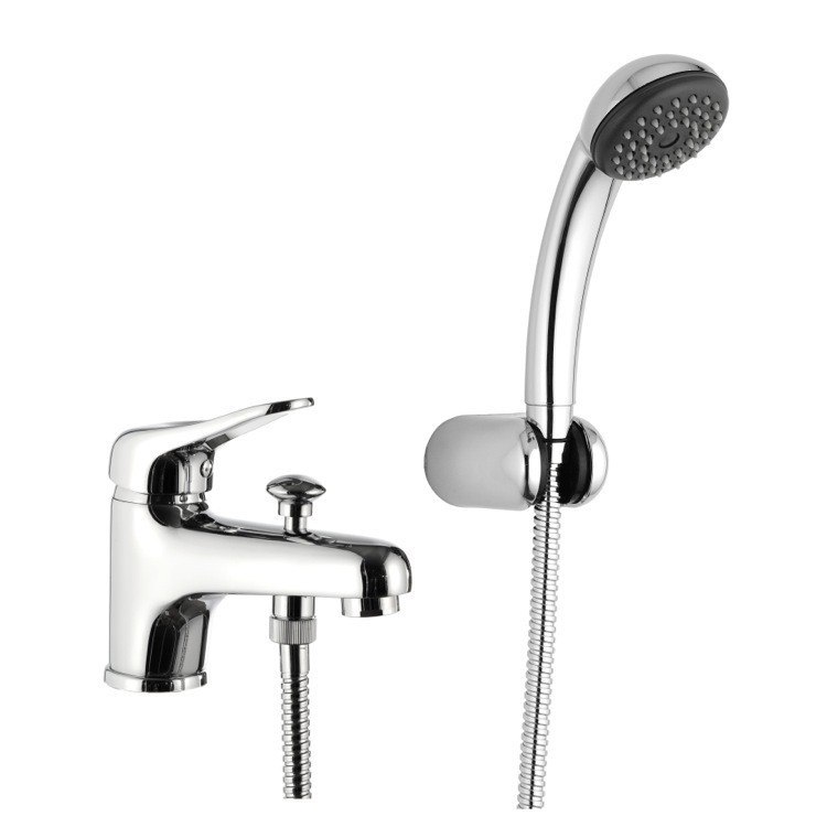 REMER K03 KISS SINGLE-LEVER DIVERTER WITH HAND SHOWER AND BRACKET IN CHROME