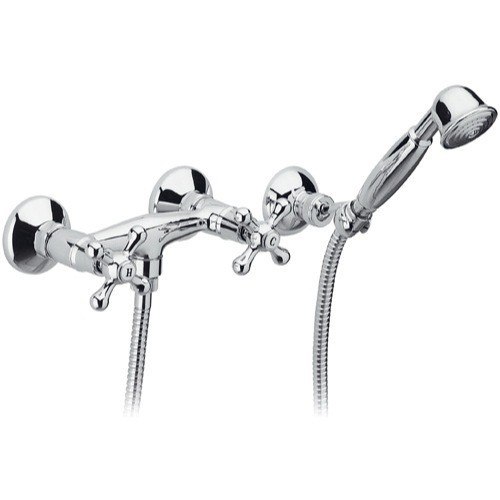 REMER LI39US LIBERTY WALL-MOUNTED SHOWER DIVERTER WITH HAND SHOWER AND HOLDER IN CHROME