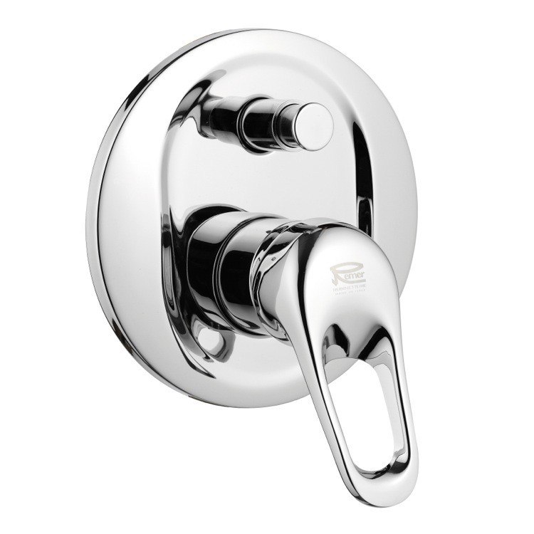 REMER K09 KISS CONTEMPORARY BUILT-IN SINGLE-LEVER DIVERTER IN CHROME