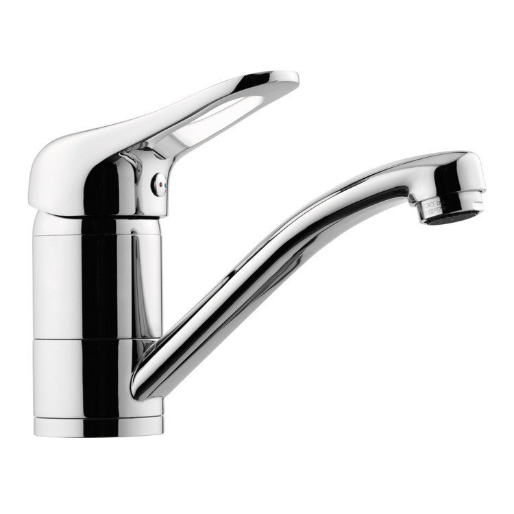 REMER K11G KISS BATHROOM FAUCET WITH SINGLE LEVER AND MOVABLE SPOUT IN CHROME