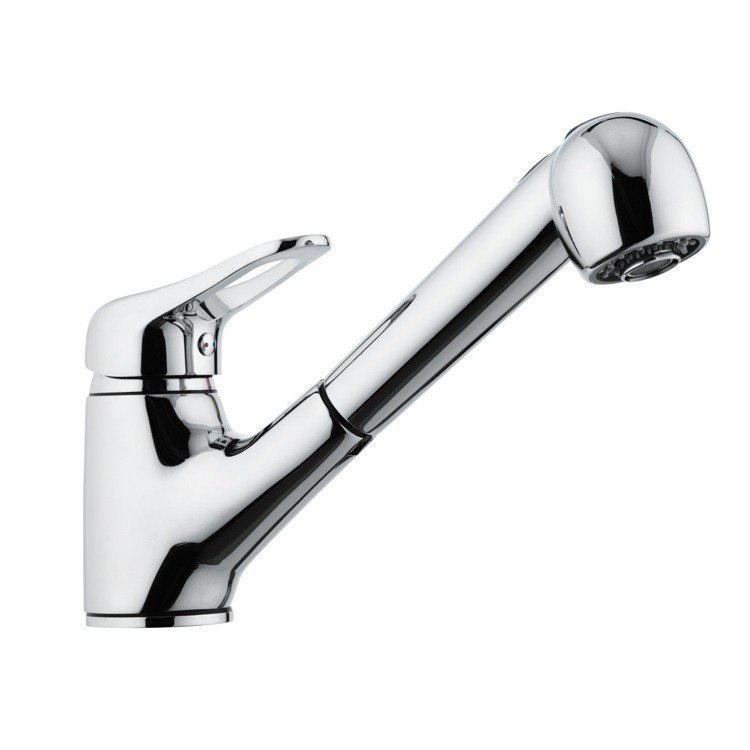 REMER K47 KISS SINGLE-LEVER KITCHEN MIXER WITH PULL-OUT SPRAY JET FAUCET IN CHROME
