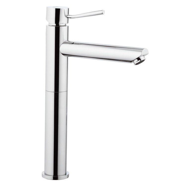 REMER N11LXL MINIMAL TALL CHROME FAUCET WITH SINGLE LEVER AND 10 INCH NECK