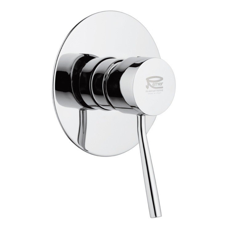 REMER N30L MINIMAL DELUXE FLANGE BUILT-IN SHOWER MIXER IN CHROME
