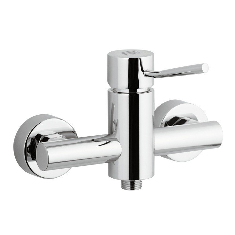 REMER N31 MINIMAL WALL-MOUNTED SINGLE-LEVER SHOWER MIXER IN CHROME