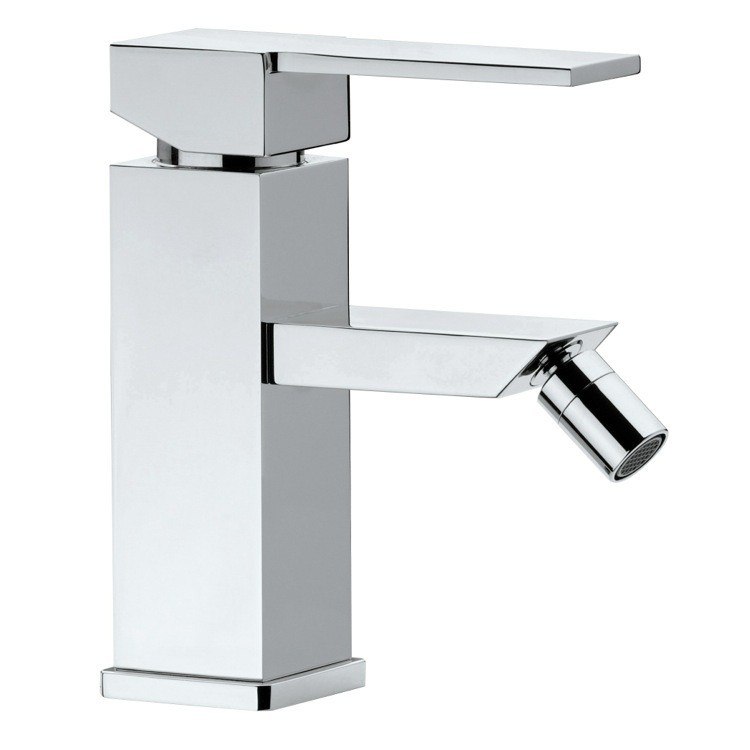 REMER Q21US QUBIKA COVERED BIDET MIXER WITH ADJUSTABLE AERATOR IN CHROME