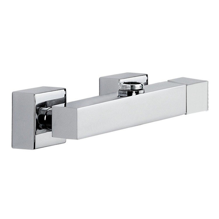 REMER Q35US QUBIKA WALL MOUNTED UPPER CONNECTION SHOWER MIXER IN CHROME