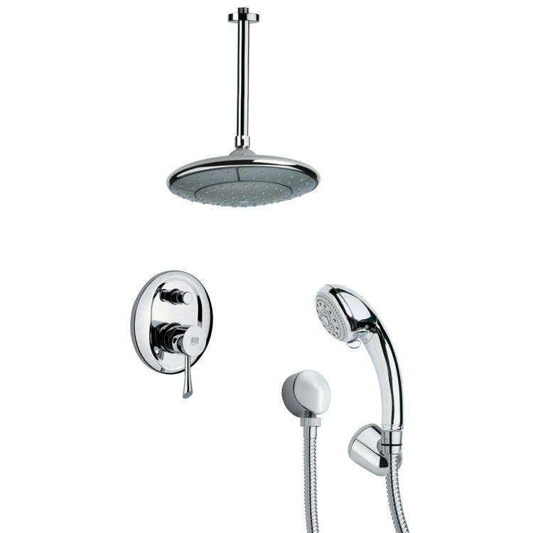 REMER SFH6005 ORSINO MODERN SHOWER FAUCET WITH HAND SHOWER IN CHROME