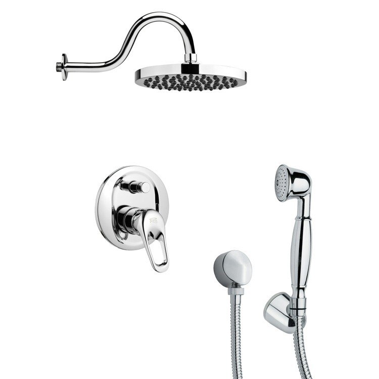 REMER SFH6058 ORSINO CHROME SHOWER FAUCET WITH HAND SHOWER