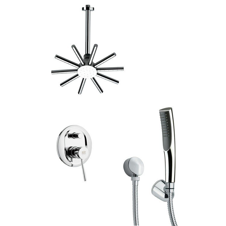 REMER SFH6089 ORSINO SLEEK SHOWER FAUCET SET WITH HAND SHOWER IN CHROME