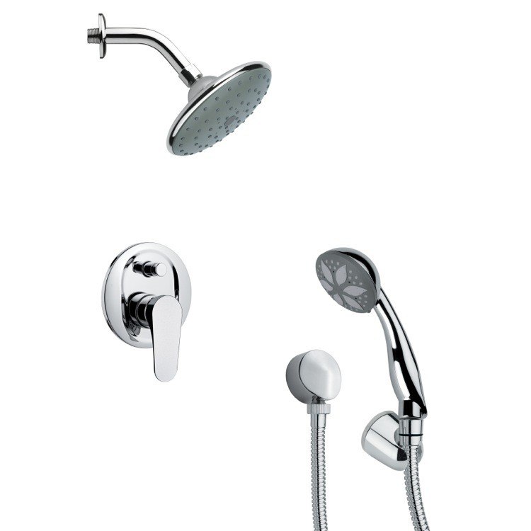 REMER SFH6190 ORSINO SLEEK MODERN SHOWER FAUCET WITH HAND SHOWER IN CHROME
