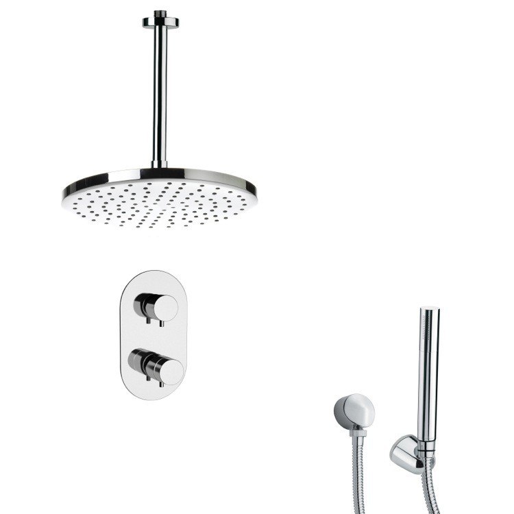 REMER SFH6405 ORSINO POLISHED CHROME THERMOSTATIC SHOWER FAUCET WITH HAND SHOWER