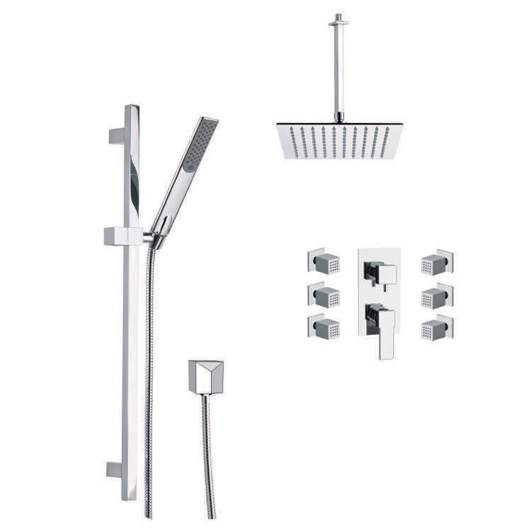 REMER S2 RANIERO SHOWER FAUCET WITH BODY SPRAY IN CHROME