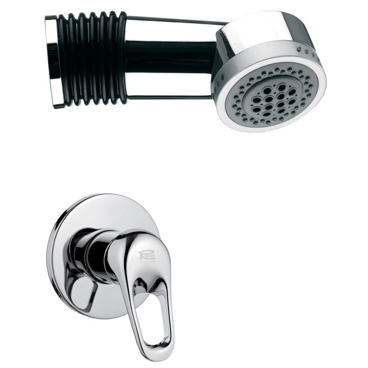 REMER SS1255 MARIO ROUND CHROME SINGLE LEVER SHOWER SHOWER FAUCET