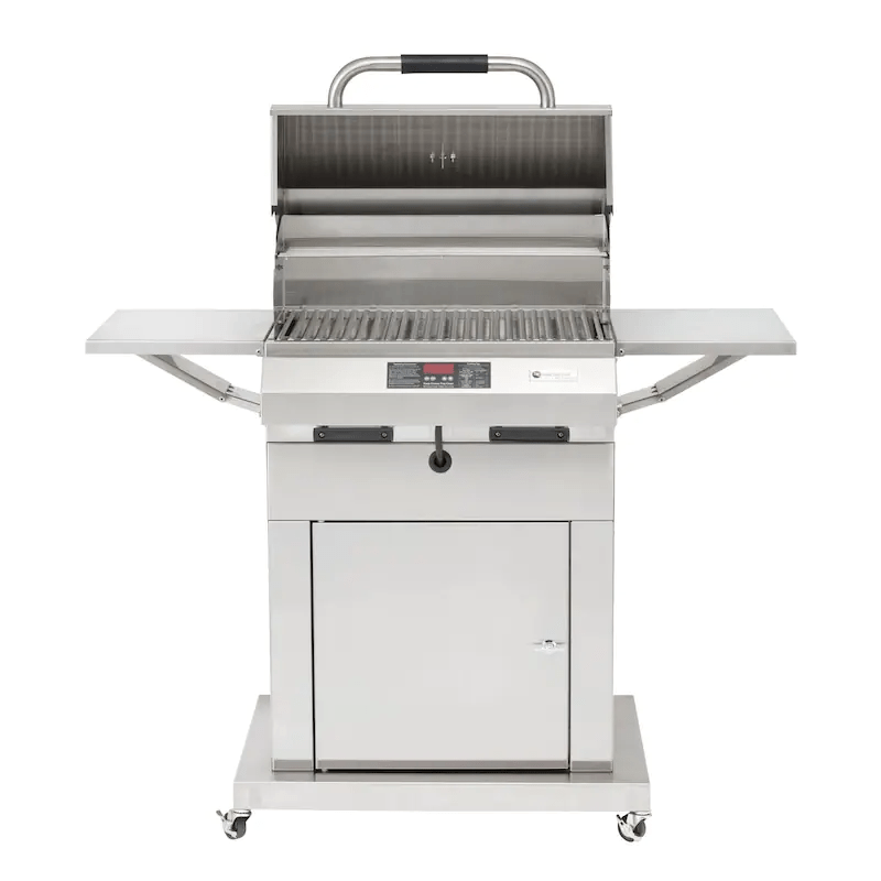 ELECTRICHEF 4400-EC-336-CB-24 EMERALD 24 INCH FREE-STANDING CLOSED-BASE 3520 WATT ELECTRIC BBQ GRILL - STAINLESS STEEL