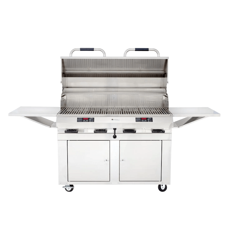 ELECTRICHEF 8800-EC-1056-CB-D-48 DIAMOND 48 INCH FREE-STANDING CLOSED-BASE 8360 WATT ELECTRIC BBQ GRILL WITH DUAL TEMPERATURE CONTROL - STAINLESS STEEL