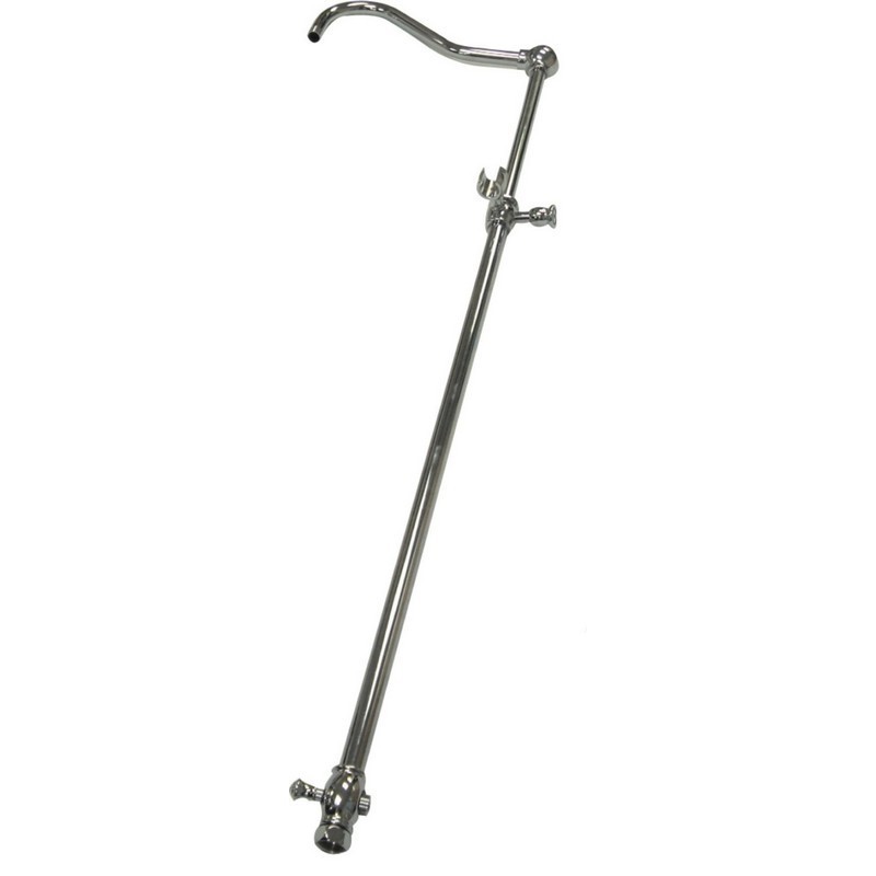KINGSTON BRASS CCR612 VINTAGE 60 INCH ADD ON SHOWER WITH 12 INCH SHOWER ARM