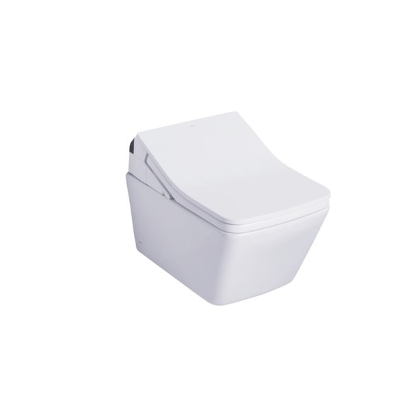 TOTO CWT4494049CMFGA#MS SP WASHLET+ SX WALL-HUNG TOILET WITH AUTO FLUSH IN MATTE SILVER, 1.28 GPF & 0.9 GPF